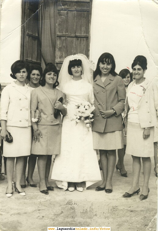 Tomasa Oliva el día de su boda. Año ?