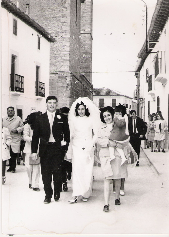 Eulogio y Margari el dia de su boda