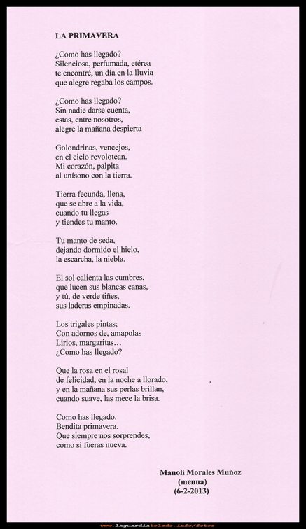 la primavera