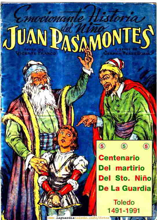 Historia del Santo Niño en Comic publicada en 1991 de Vicente Franco (Texto) y Germán Pérez Duría (Dibujos) Portada
