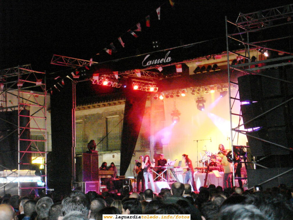 23 de Septiembre de 2006. Actuación de Camela