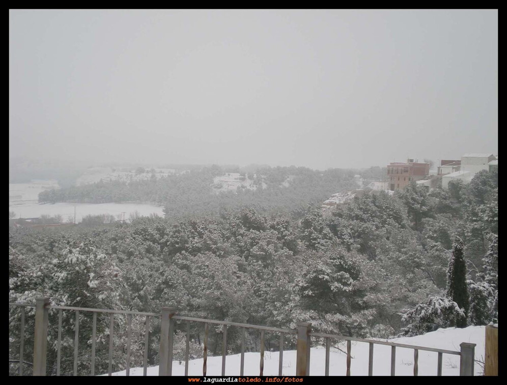 La Guardia bajo la nieve