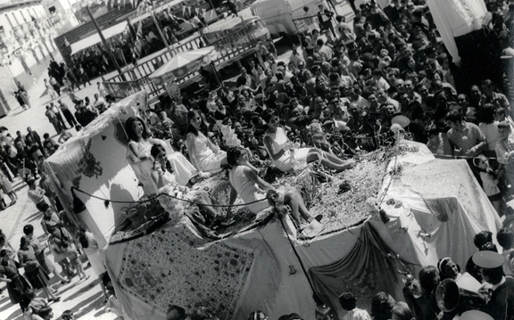 Carroza de la Reina y damas 1969