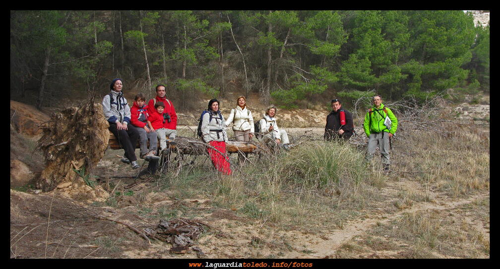 III Ruta a Pie organizada por Quijotes en Ruta 21 de noviembre de 2009 - Andando se hace camino..... Encrucijada de sendas