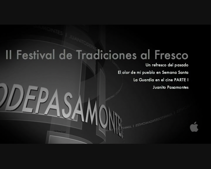 Gif animado promocional del DVD de la II Edición de Tradiciones al Fresco